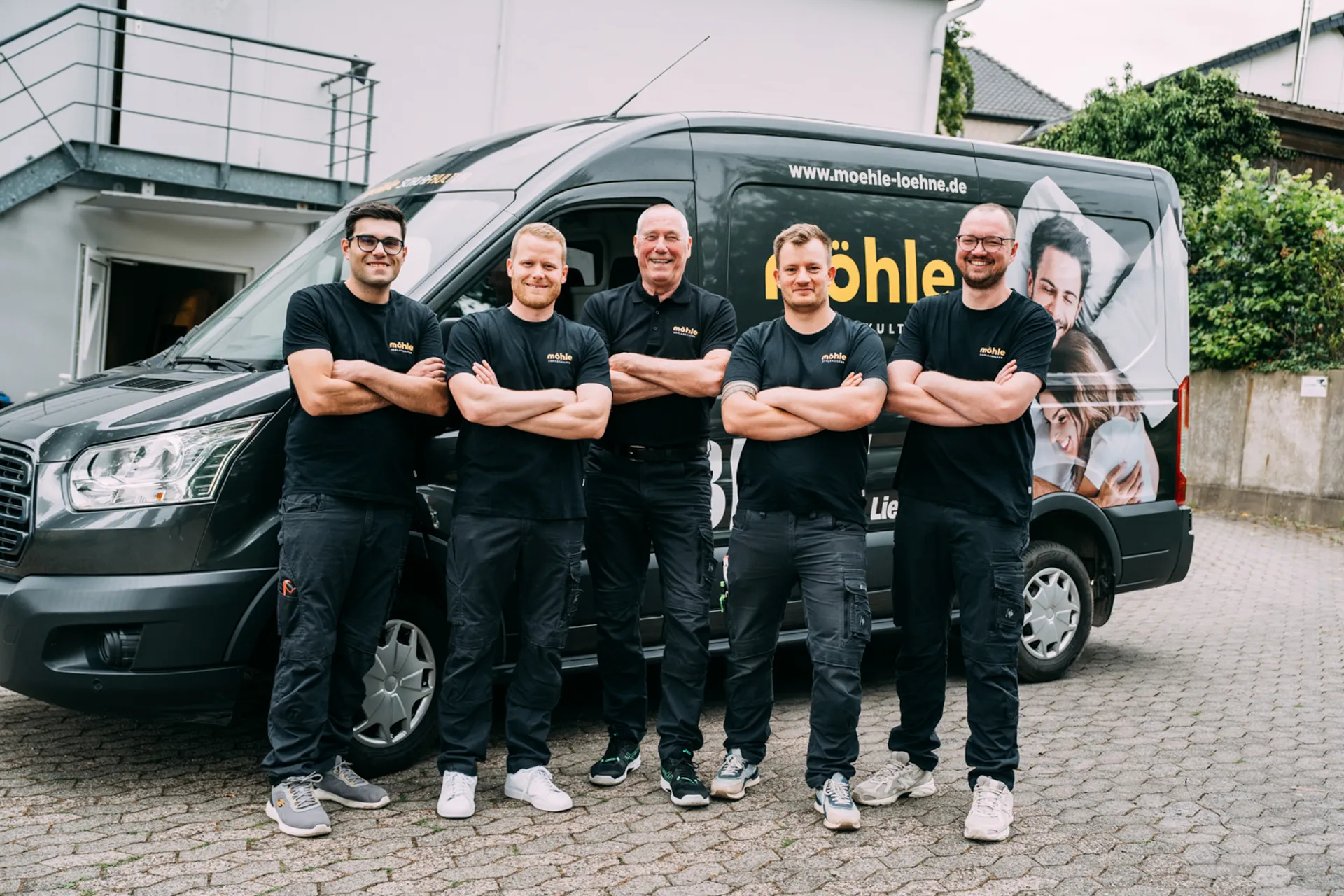 Das gesamte Lieferteam
